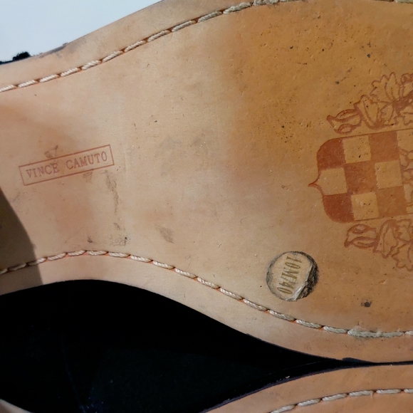 Vince Camuto black suede Celia fringed Western boot, sz 10, EUC - Picture 12 of 12